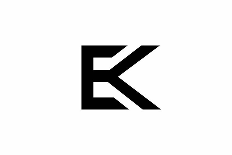 EK Logo design vector template example image 1