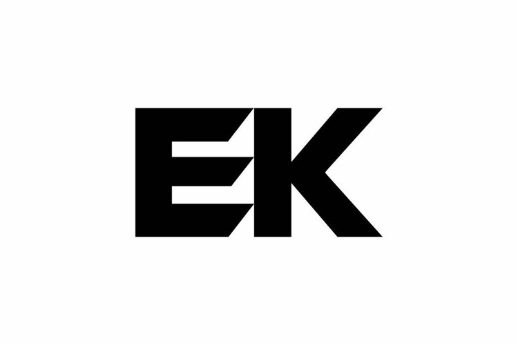 EK Logo design vector template example image 1