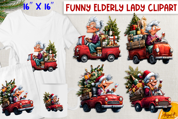Red Truck Clipart Image 6