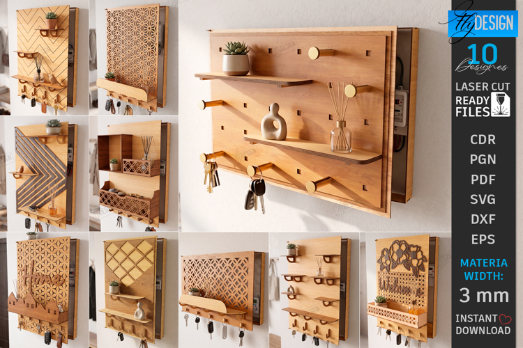 Electricity Meter Box Cover Laser Cut | Wall Decor | Pattern