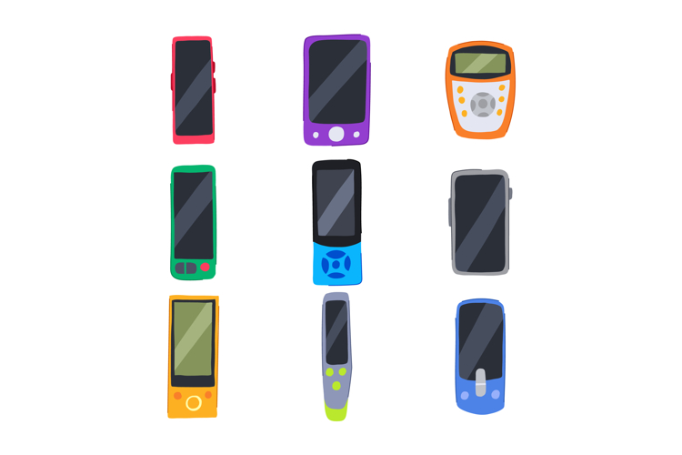 electronic translator set cartoon