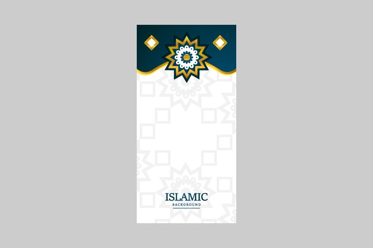 Elegant blank greeting vertical banner design example image 1