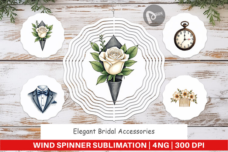 Bridal Keepsakes Wind Spinner example image 1