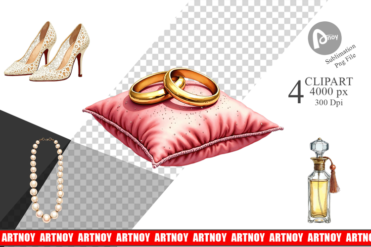 Bridal Accessories Keepsakes Clipart