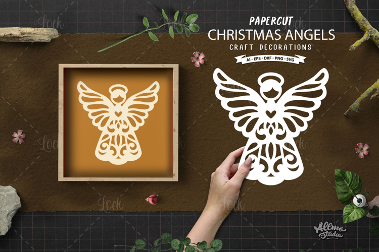Elegant Christmas Angel Ornament