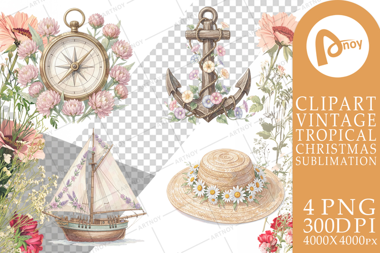 Elegant Coastal Summer Sublimation