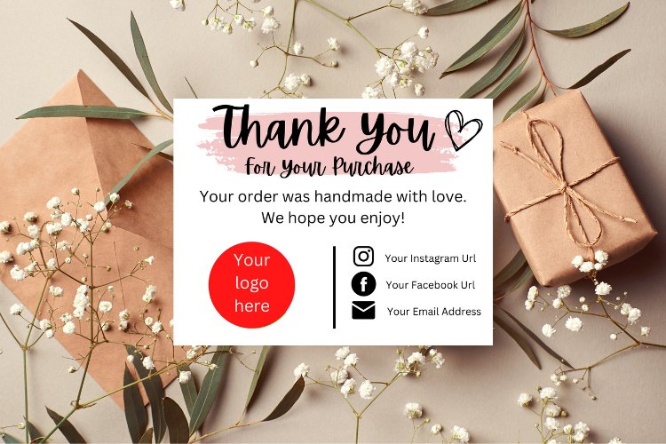 Business Thank You Card Template