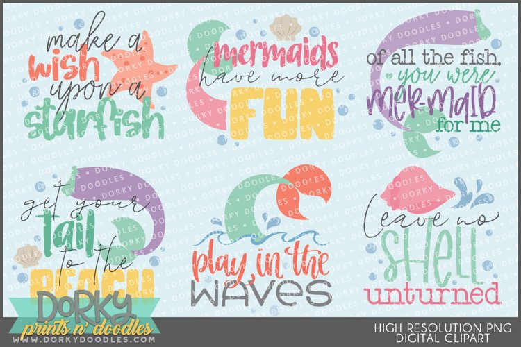 Mermaid Clipart Image 16