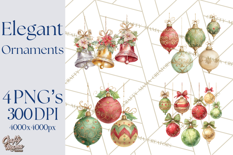 Christmas Bells Clipart Image 8