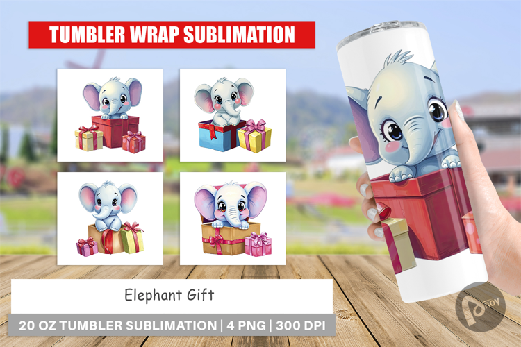 Tumbler Elephant Gift
