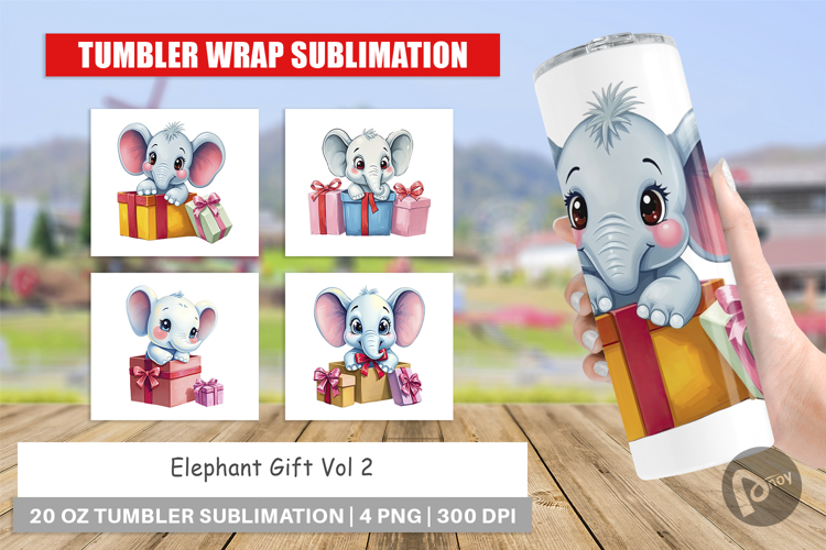 Tumbler Elephant Gift