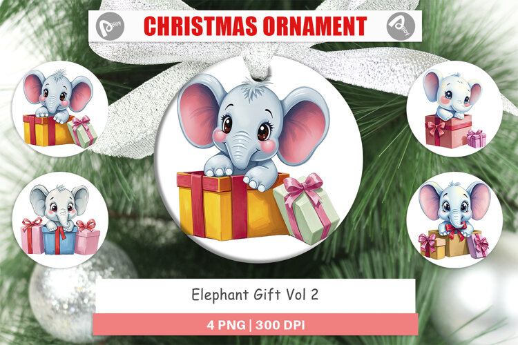 Ornament Elephant Gift example image 1