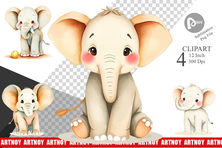 Elephant Png Clipart Image 4