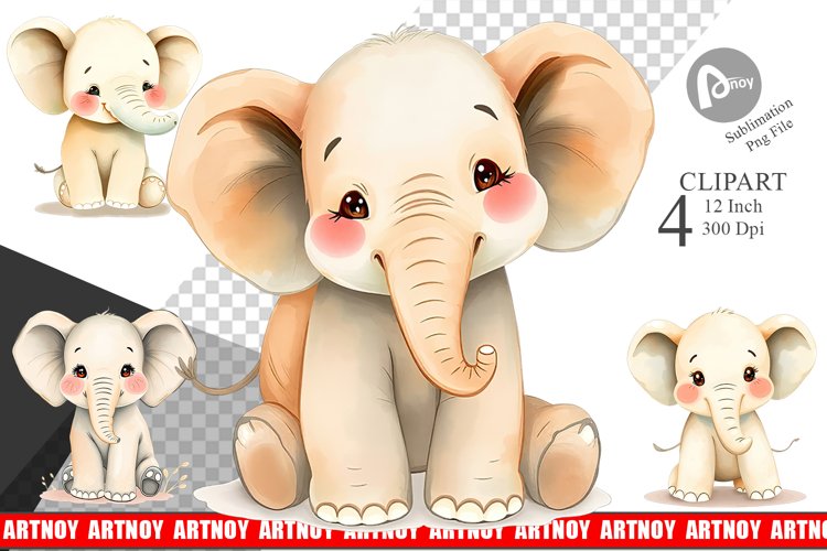 Elephant Png Clipart Image 22