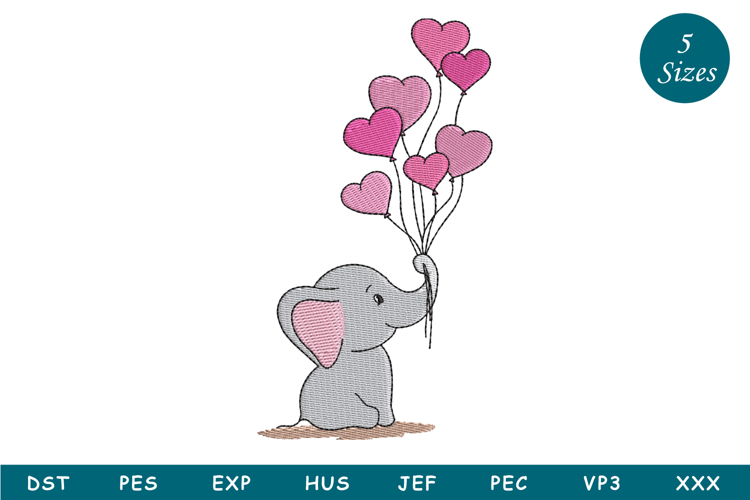 Cute Baby Elephant Clipart Image 5