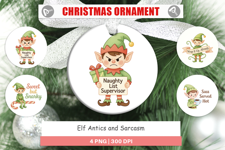 Ornament Elf Antics Quotes