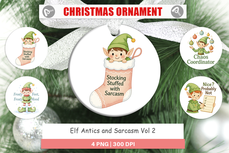 Ornament Elf Antics Quotes