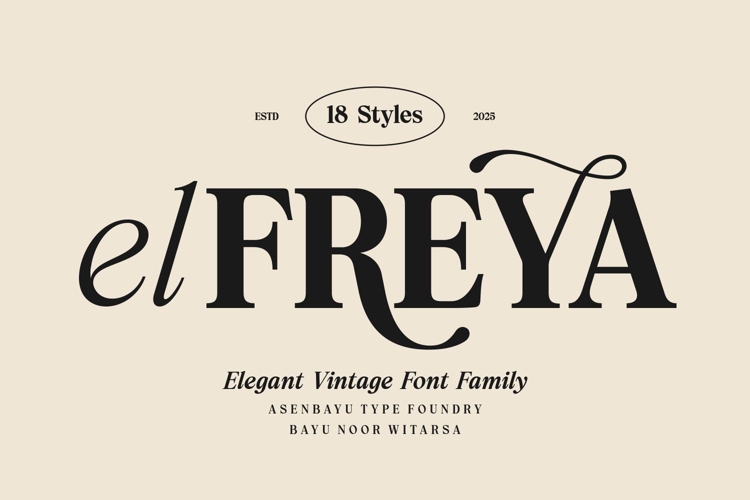 Elfreya - Elegant Branding Font