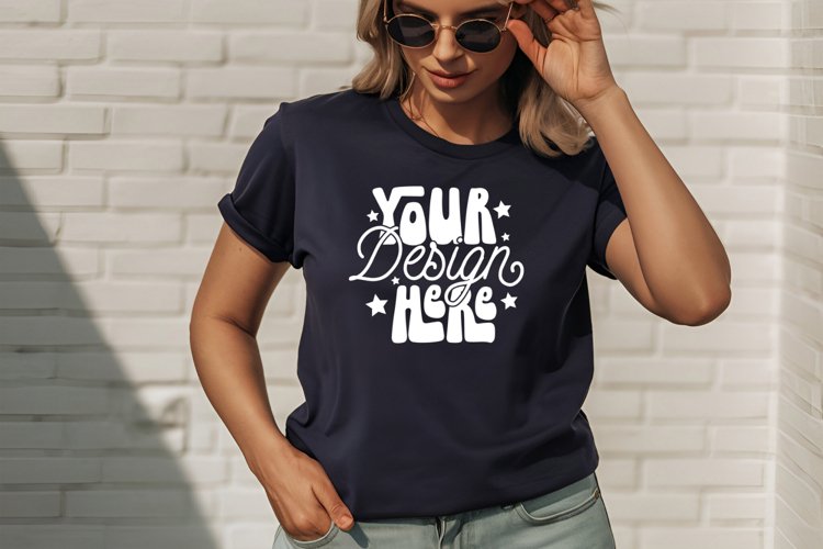 White Tshirt Mockup Image 17