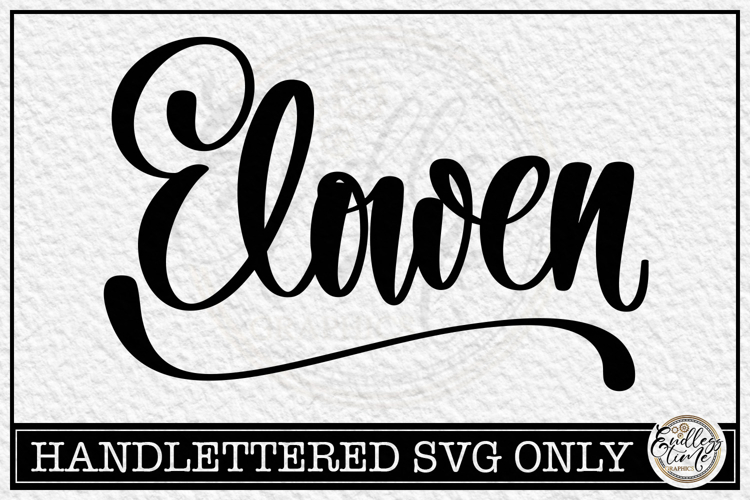 Elowen - Handlettered Name SVG Cut file