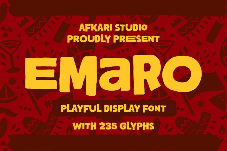 Emaro - Playful Display Font