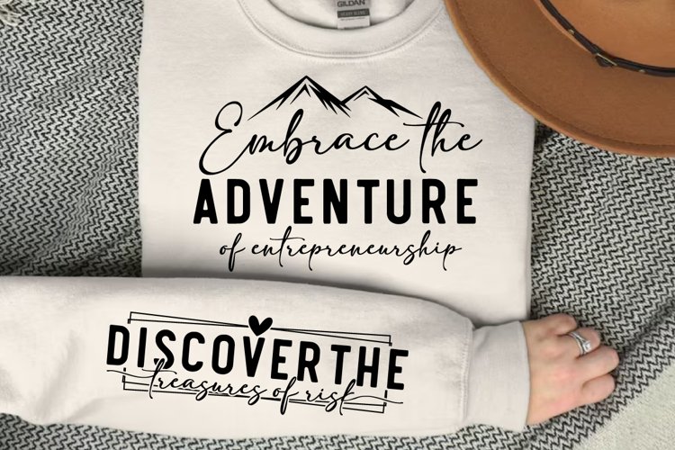 Embrace the adventure of entrepreneurship Sleeve SVG
