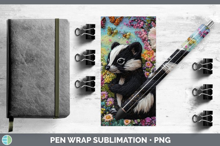 GorgeousEmbroider Pen Wrap design.