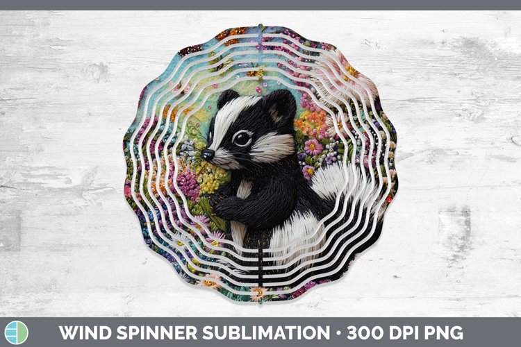 GorgeousEmbroider Wind Spinner design.