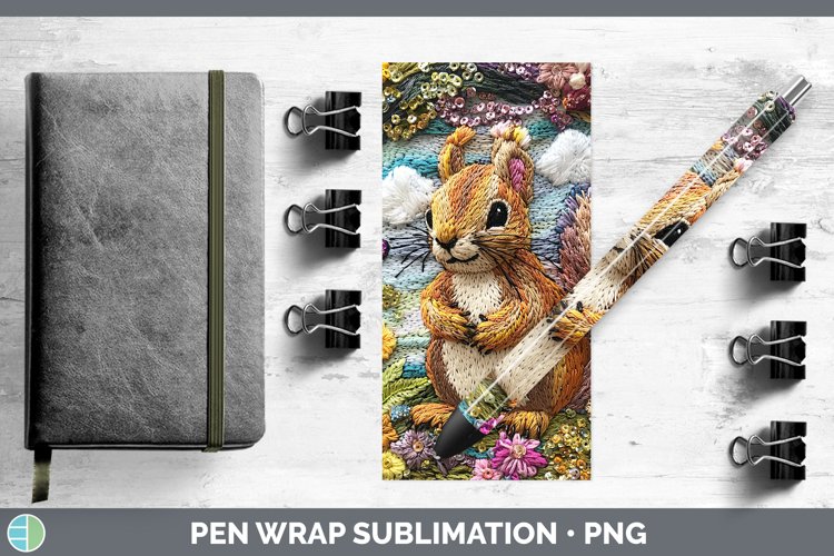 GorgeousEmbroider Pen Wrap design.