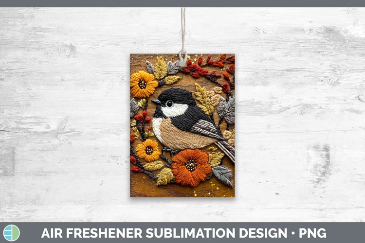 GorgeousEmbroidered Air Freshener design.