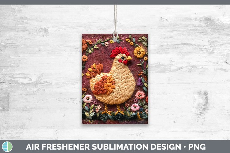 GorgeousEmbroidered Air Freshener design.