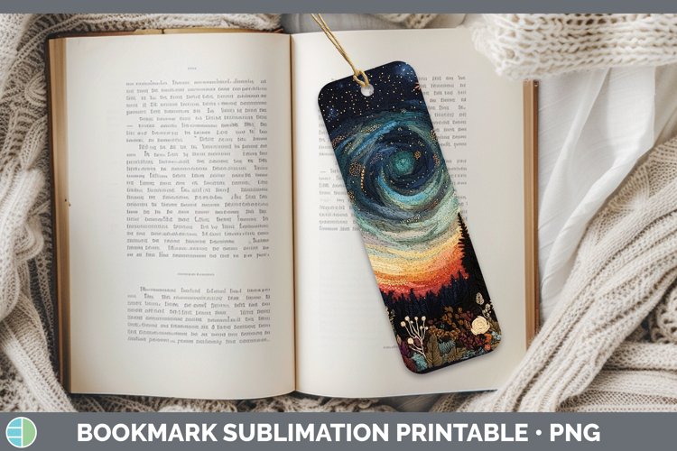 GorgeousEmbroidered Bookmark design.