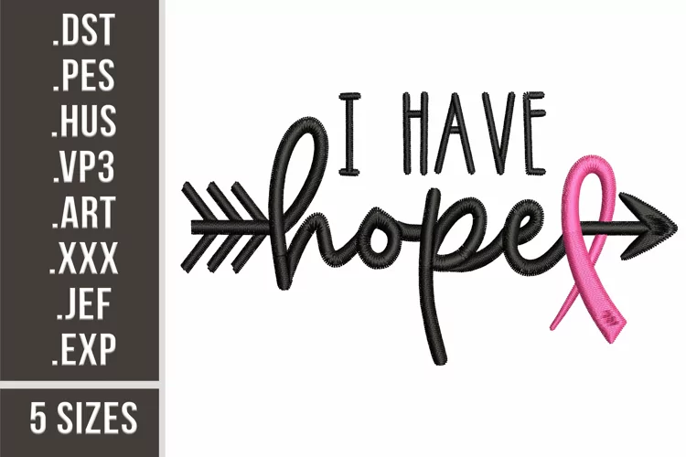 I Have Hope | Embroidery Design