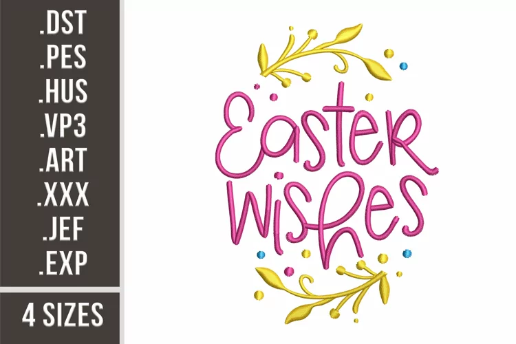 Easter Wishes | Spring Embroidery