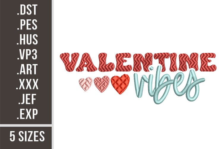 Valentine Vibes | Embroidery Pattern example image 1