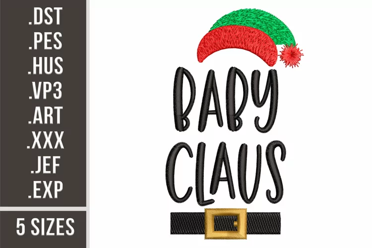 Baby Claus | Christmas Embroidery Design