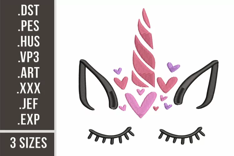 Love Unicorn | St. Valentine's Day Embroidery Design