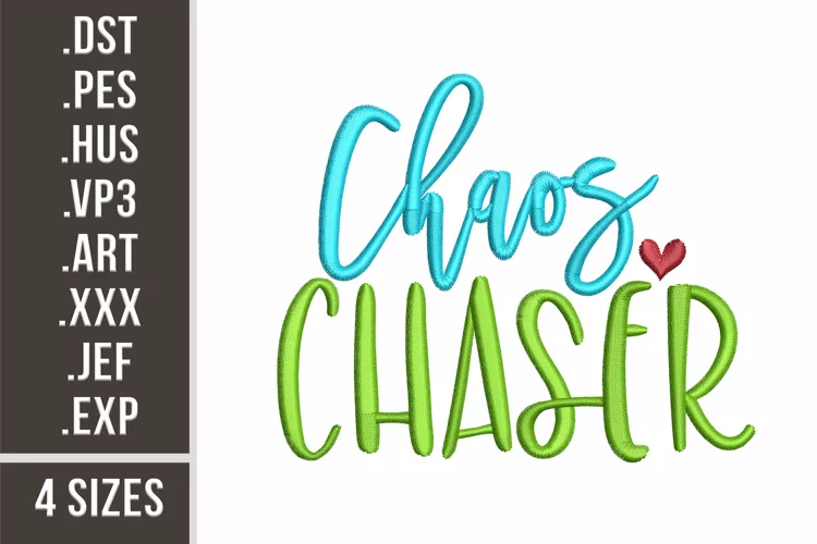 Chaos Chaser| Funny Baby Embroidery Design