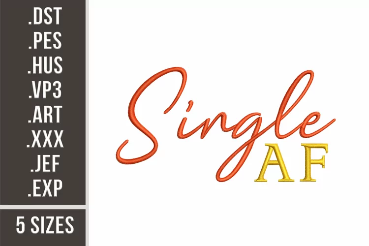 Single AF | Anti-Valentine Embroidery