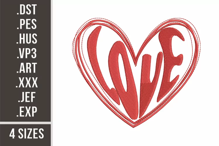 Love Heart | St. Valentine's Day Embroidery