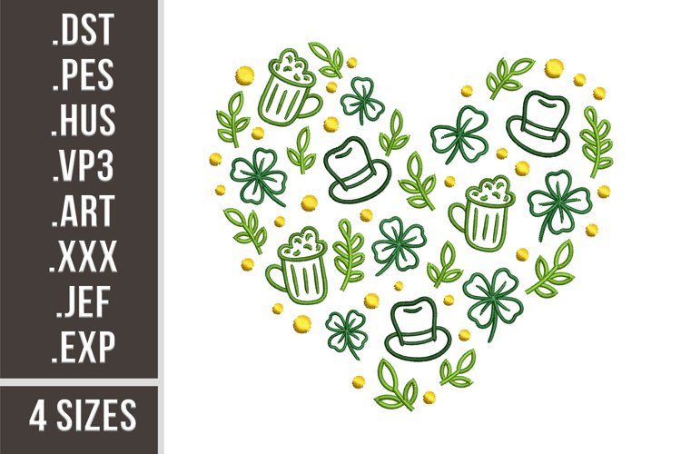 Beer, Shamrocks and Hats | St. Patricks Day Embroidery