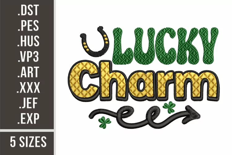 Lucky Charm | St. Patrick's Day Embroidery Design