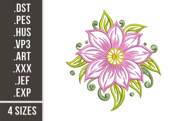 Beautiful Flower | Floral Embroidery