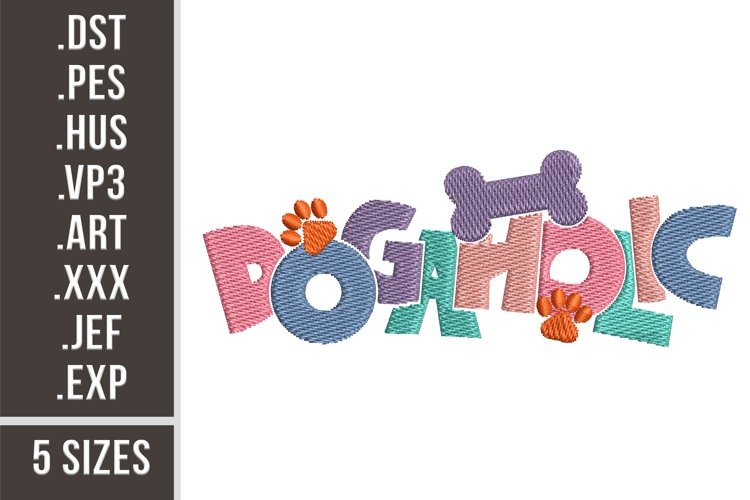 Dogaholic | Funny Pet Owner Embroidery