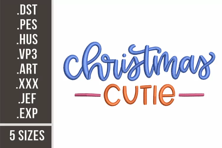 Christmas Cutie | Embroidery Design
