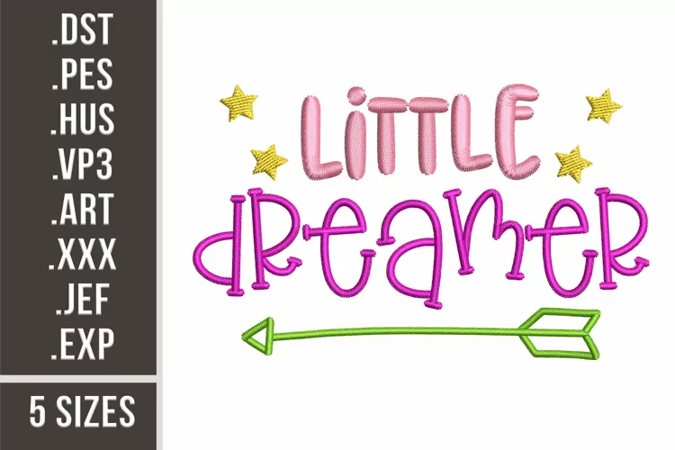 Little Dreamer | Baby Embroidery Design