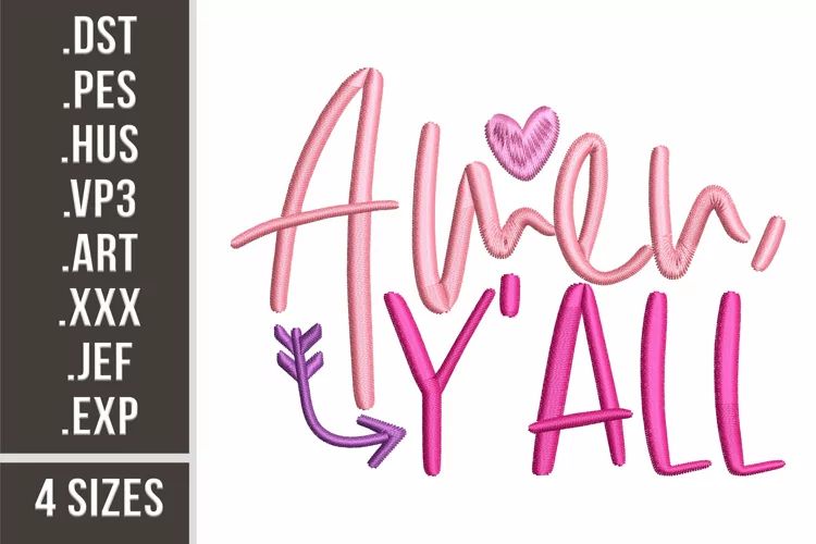 Amen Y'all | Religious Embroidery Design