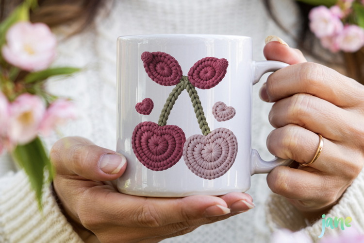 Embroidery Valentine PNG Sublimation