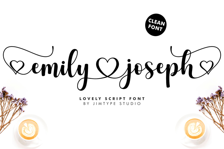 Emily Joseph - Lovely - Valentine Font