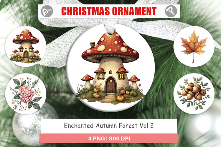Ornament Enchanted Autumn Forest example image 1